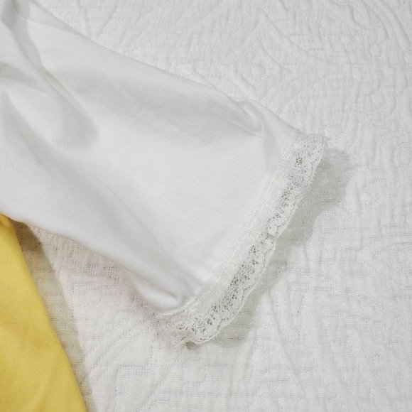 Vintage Sunshine Yellow Lace Dress 12 months - Picture 4 of 9
